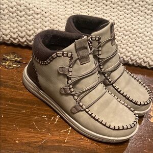 Stylish Gray Ankle Boots